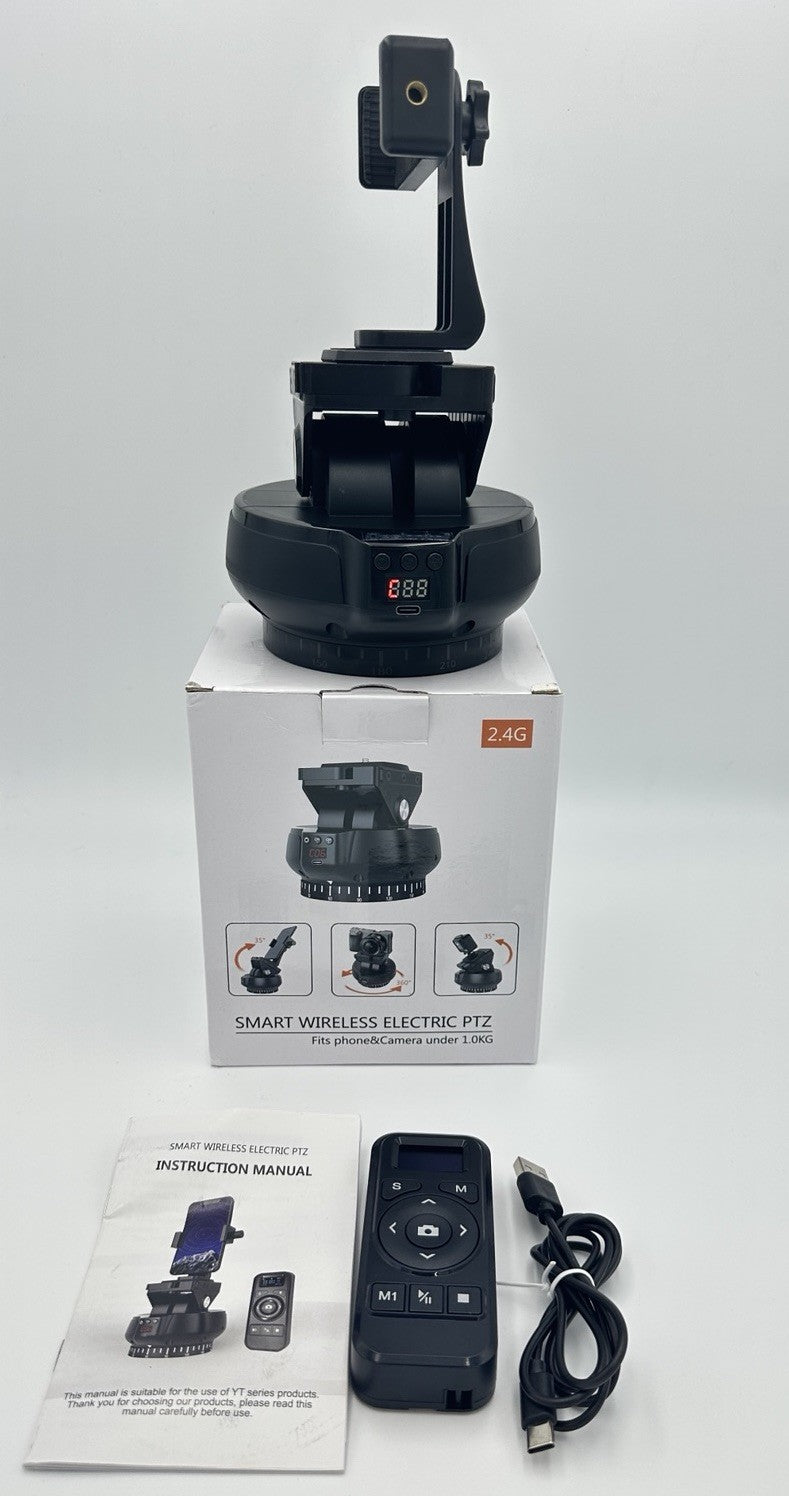 MOTORIZED PAN TILT HEAD 100cm Wireless Control,360 Degrees Wireless Rotation