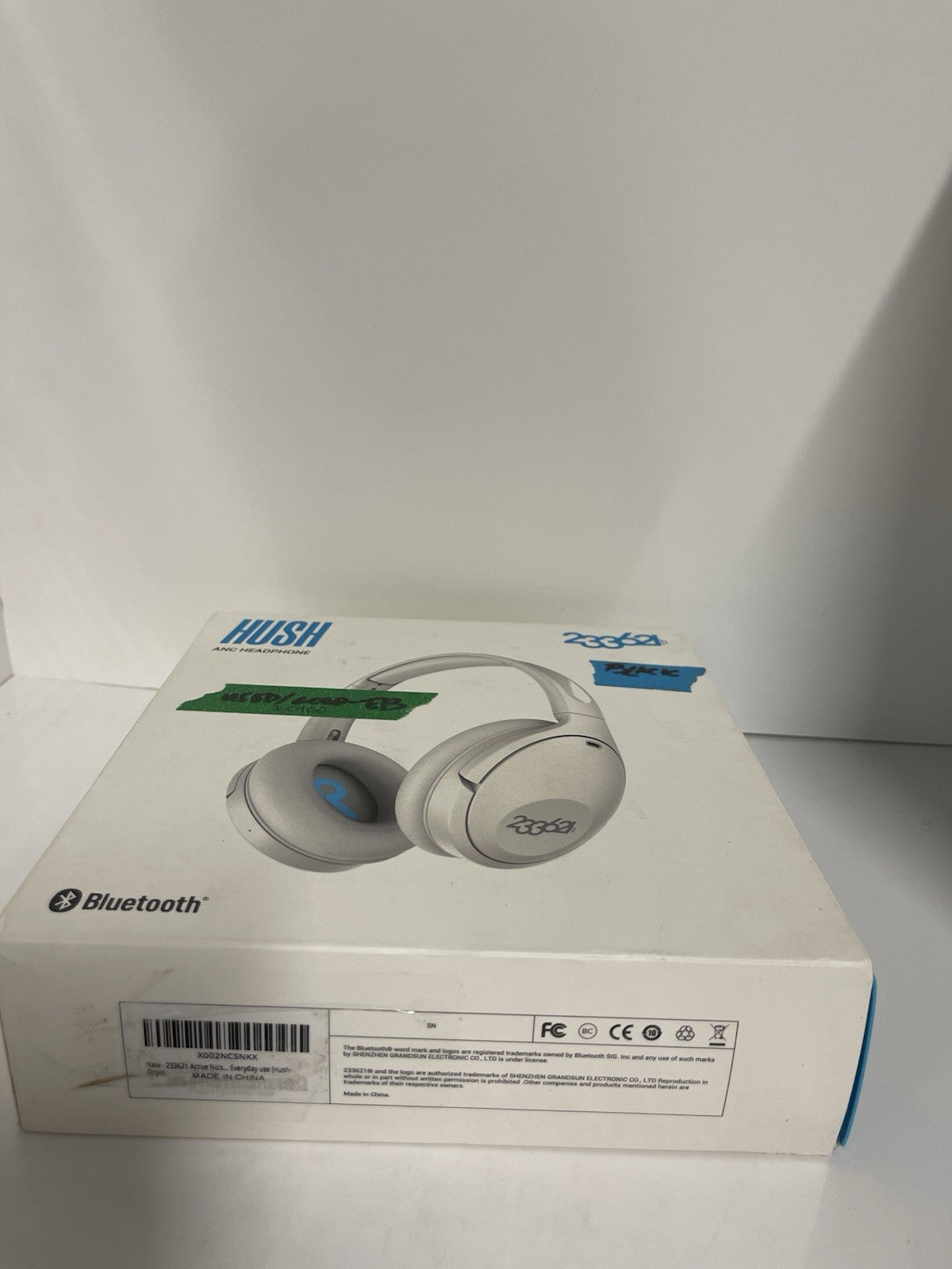 233621 Hush Hybrid Active Noise Cancelling Bluetooth Headphones