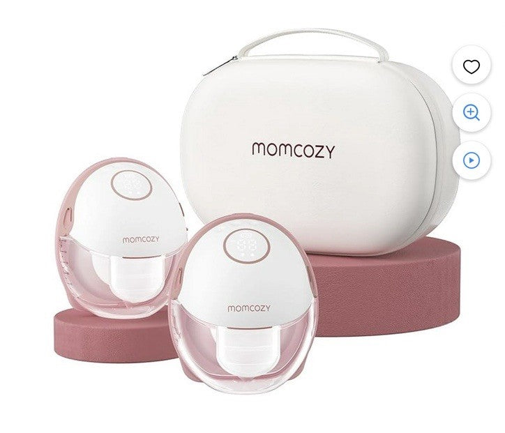 Momcozy Breast Pump Hands Free Mobile Style | M6, Wearable Breastfeeding Pump Id