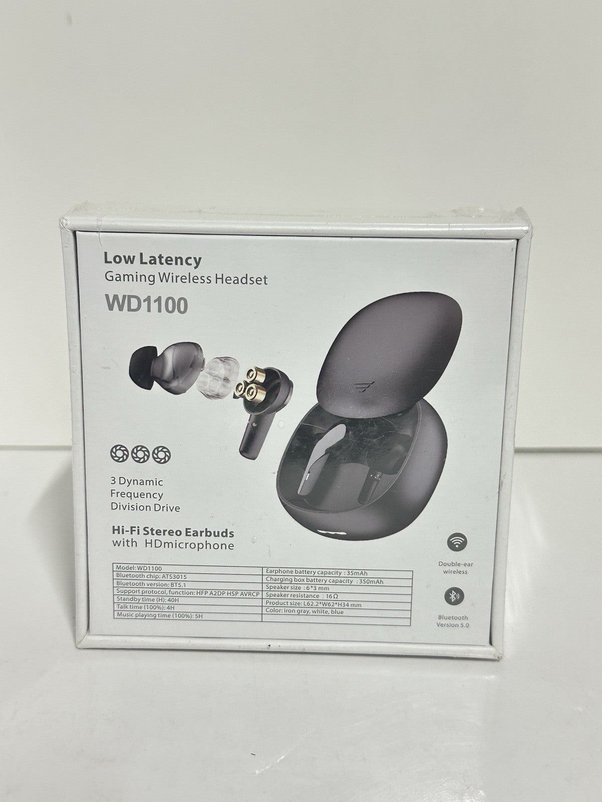 TWS Headset WD1100 (Otlonpe Wireless Earbuds- Black