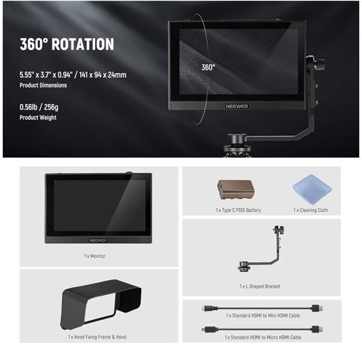 Newer F500 Field Monitor 5.5 Inch