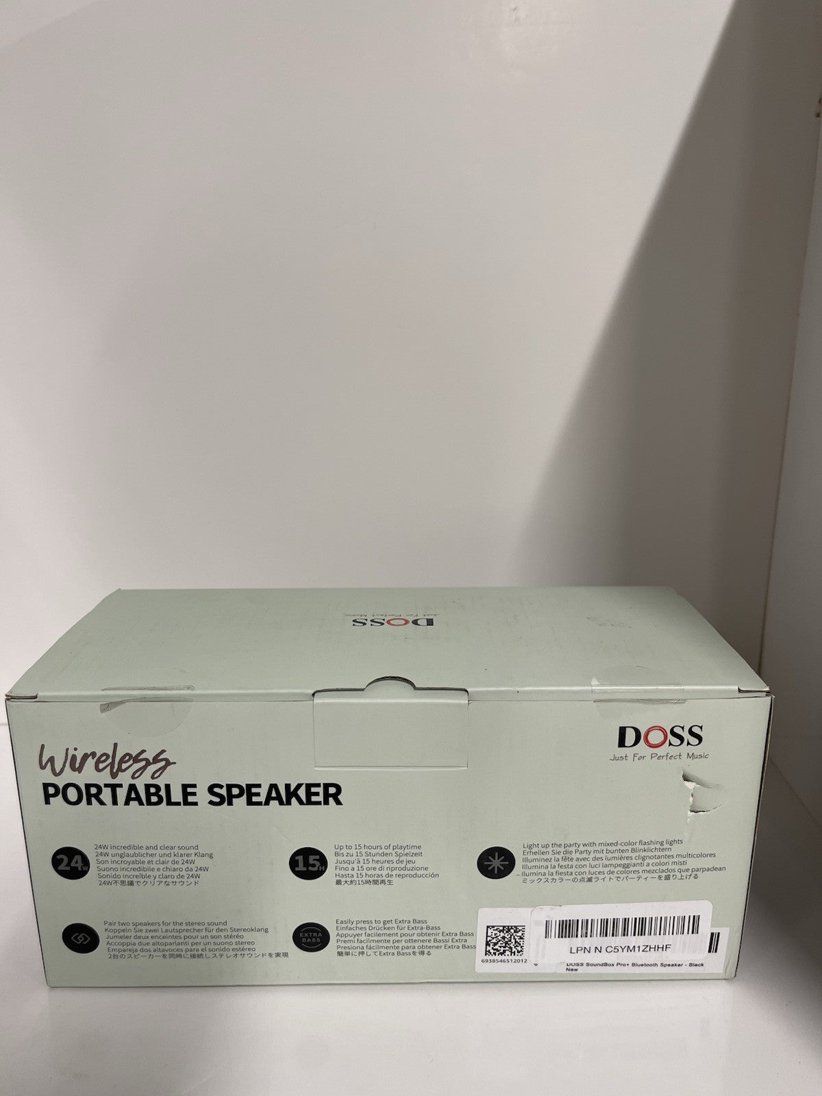 DOSS SoundBox Pro+ Bluetooth Speaker Wireless with 24W Stereo Sound