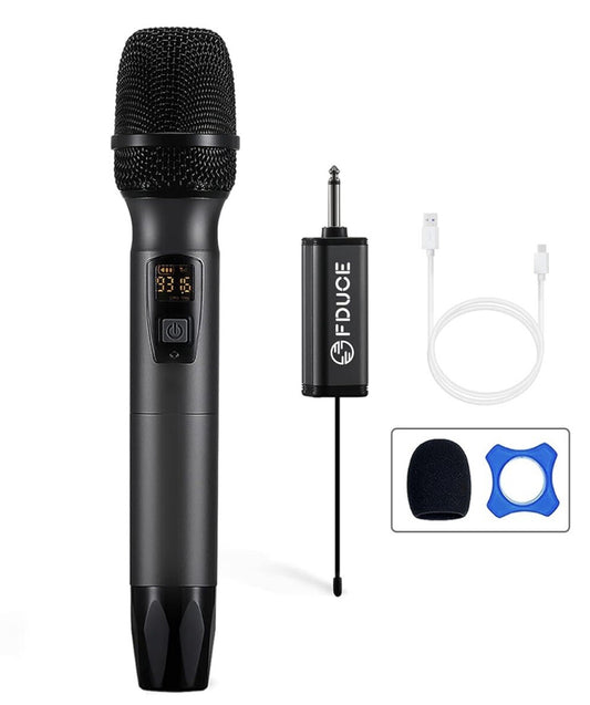 FDUCE Professional Universal Microphone UHF Handheld Dynamic System