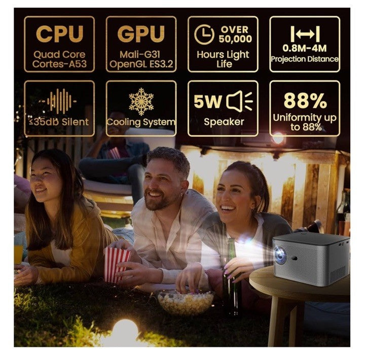 Native 1080P 4K Full HD Projector 800 ANSI 18000 HY350 4K Full HD 800 ANSI