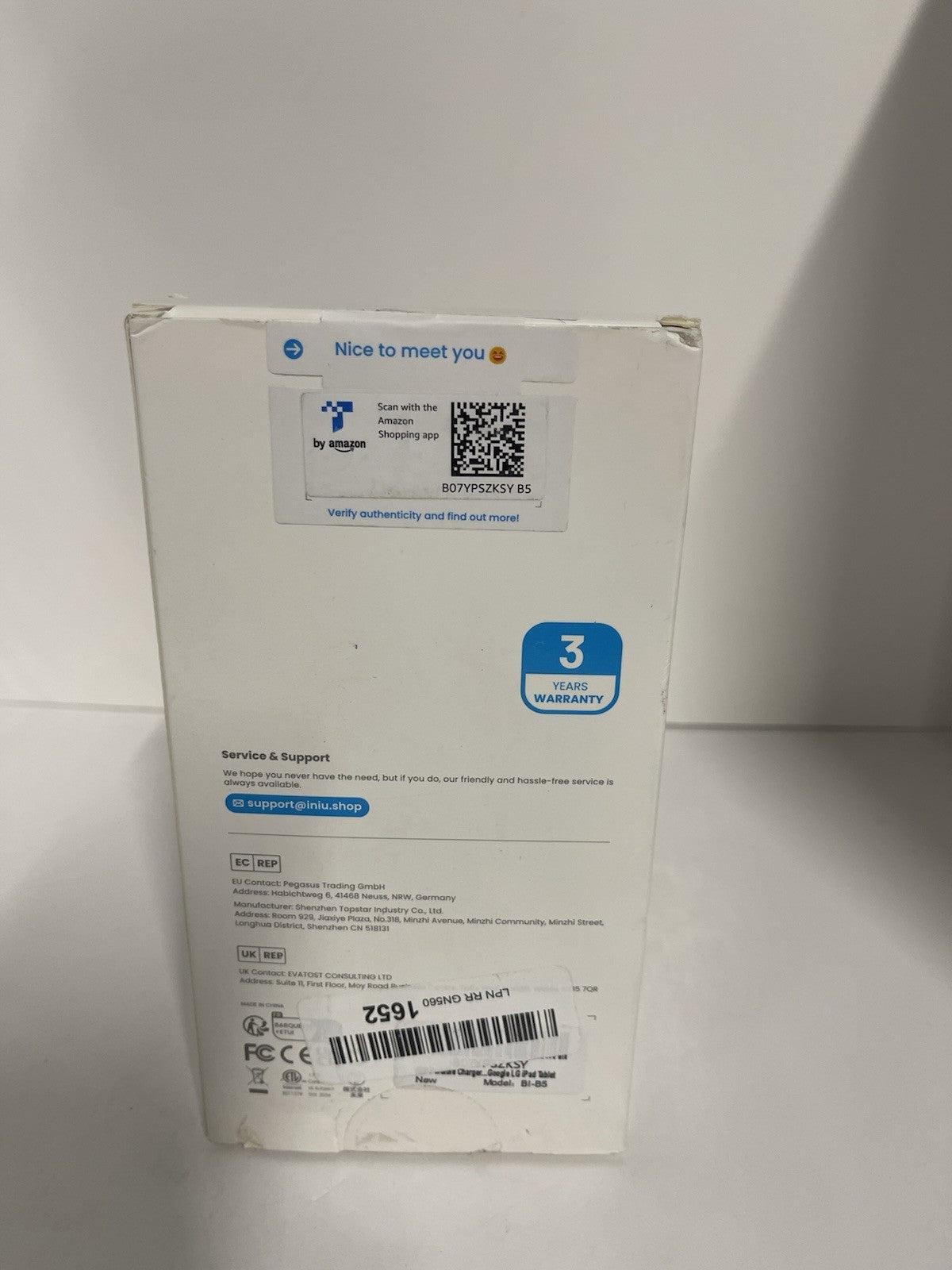 INIU power bank 20000 22.5 W