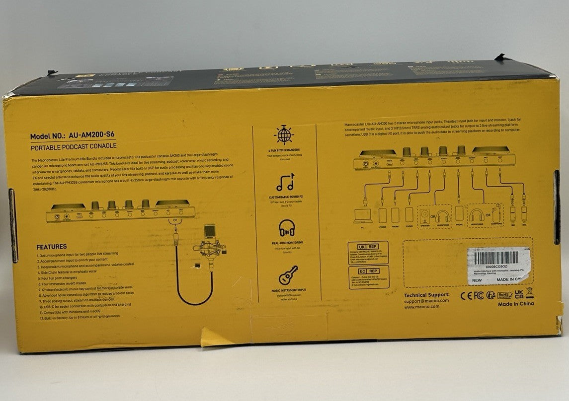 Maonocaster lite AU-AM200 S6 Premium Boomarm Bundle