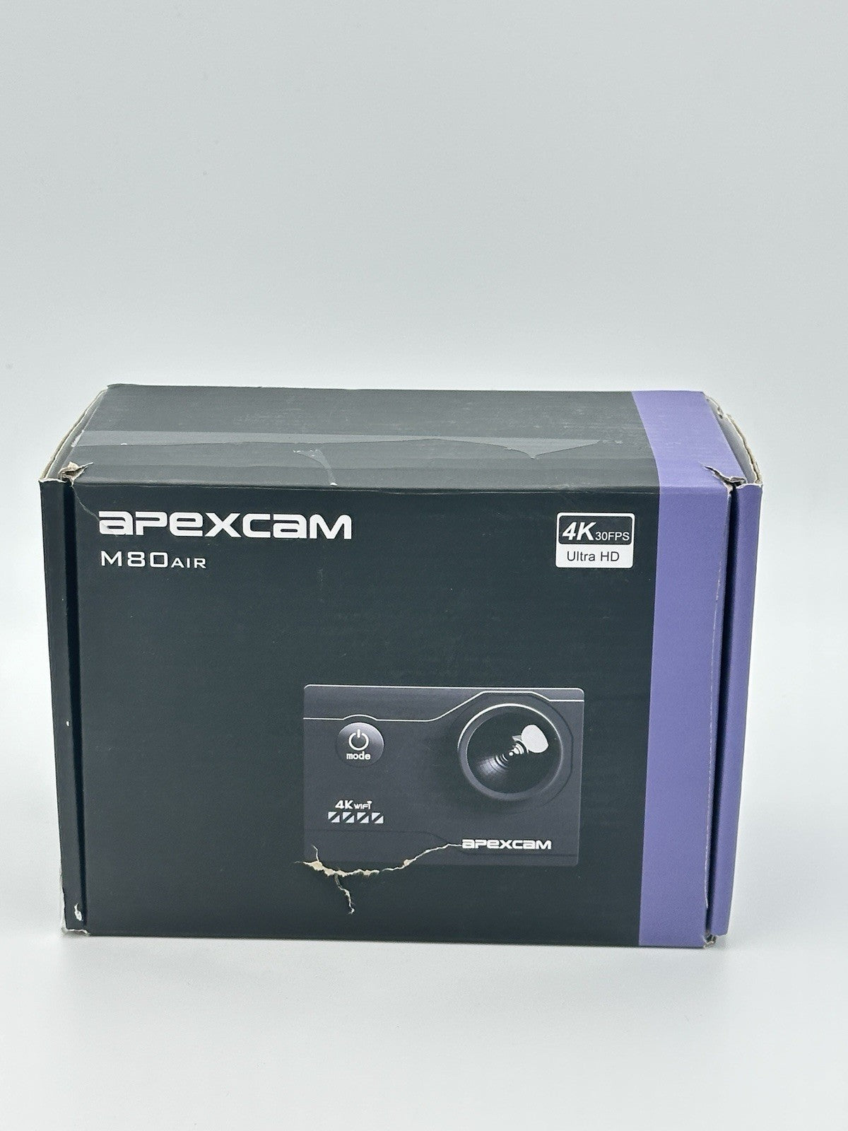 Apexcam M80 Air 4K 20MP Wifi Action Camera Open Box New
