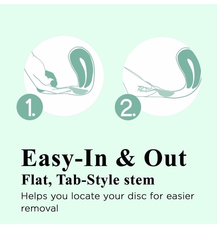 Shordy Reusable Menstrual Disc Leak-Free Period Disc Tampons 50 Units