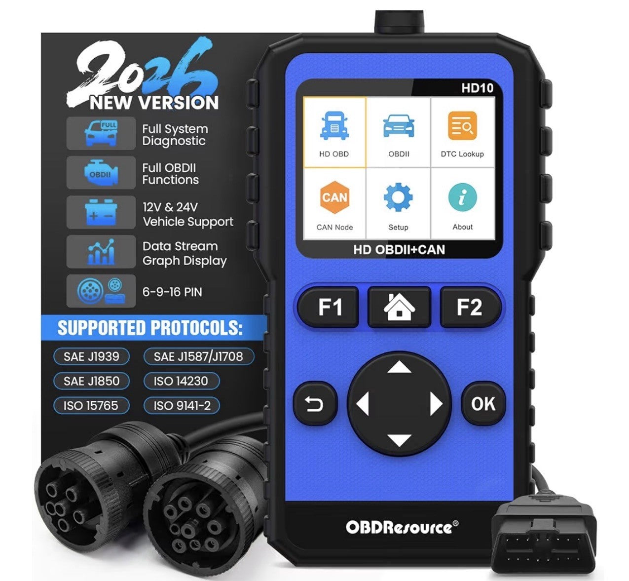 FCAR F507 Heavy Duty Truck Scanner All System Diesel OBD Diagnostic Tool ABS OIL