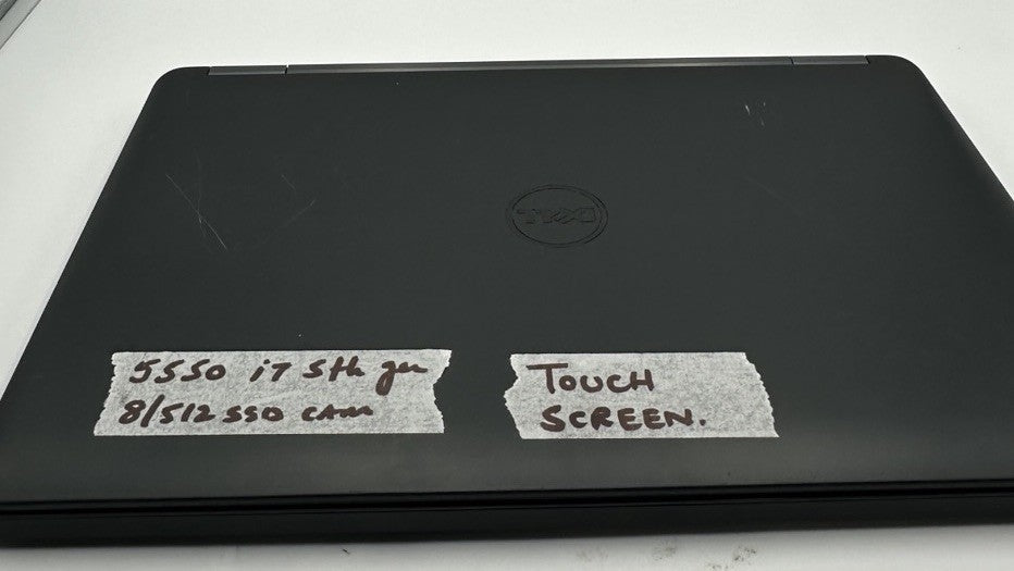Dell Latitude e5550 i7- 5th 5600U 2.60GHz 8GB Ram 512GB SSD Win 10 Touch Screen