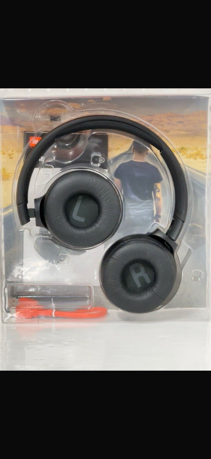 JBL Tune 500BT Bluetooth On-Ear Headphones - Black