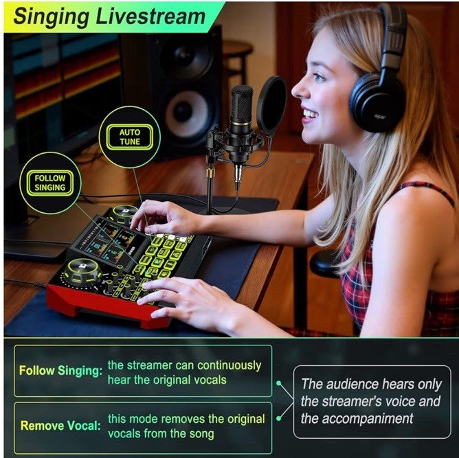 Sound Mixer for PC/Phone: Live Streaming, Gaming, DJ Effects, Voice Changer