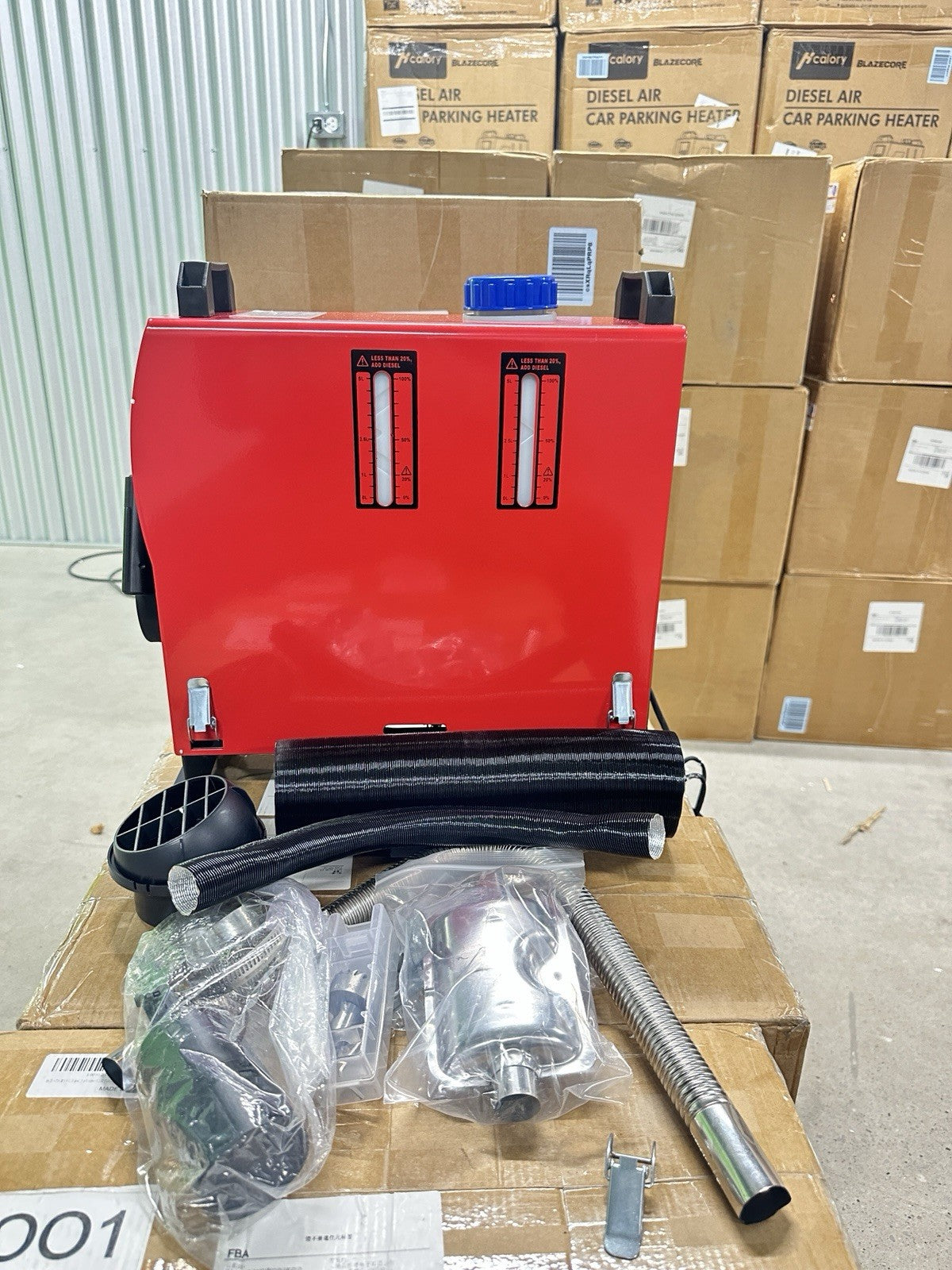 ZHIBANG ALL IN ONE DIESEL AIR HEATER  12v-18kw Brand New