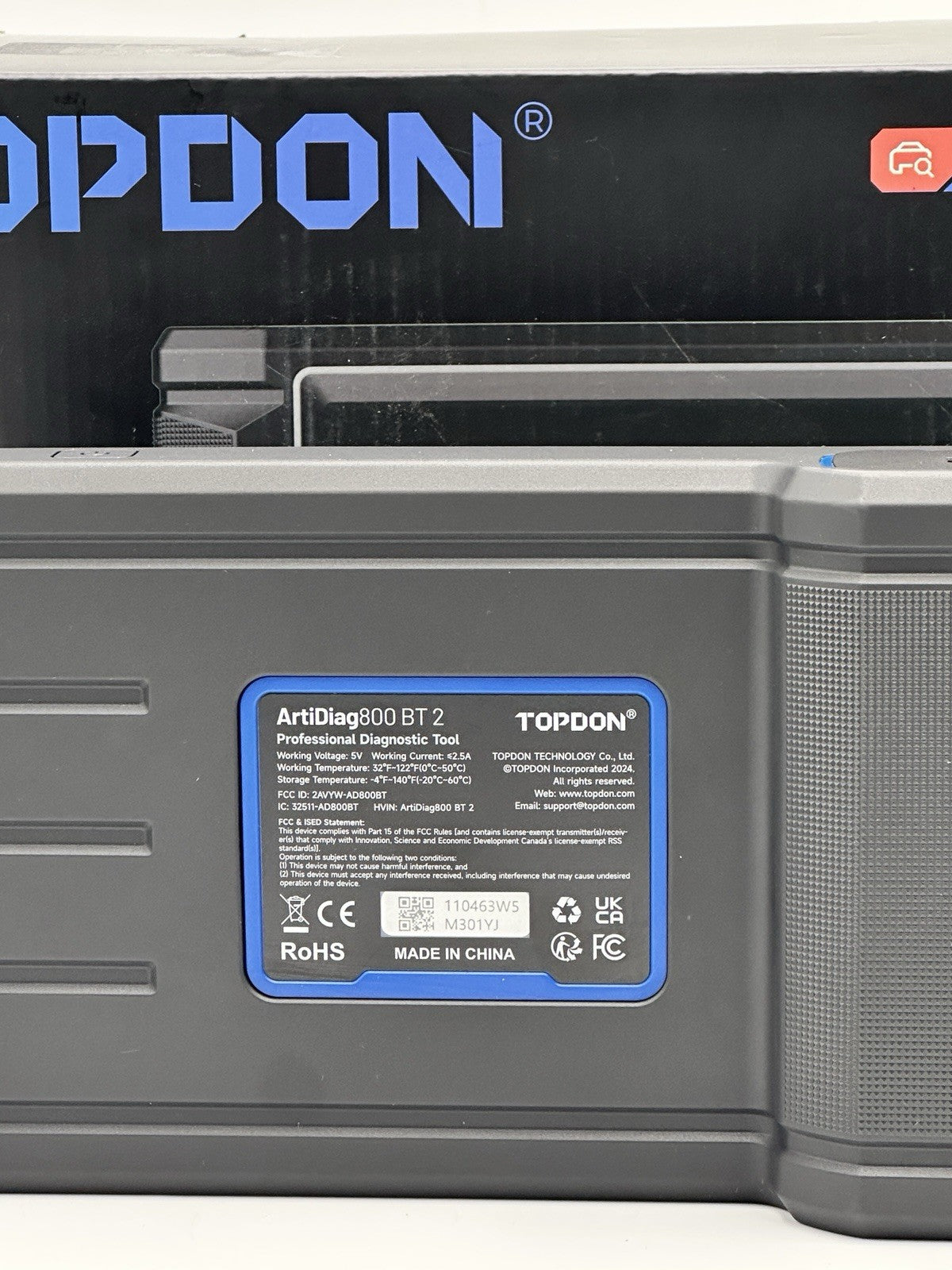Genuine TOPDON AD800BT2 OBD2 Scanner Wireless Full System Reset Tool