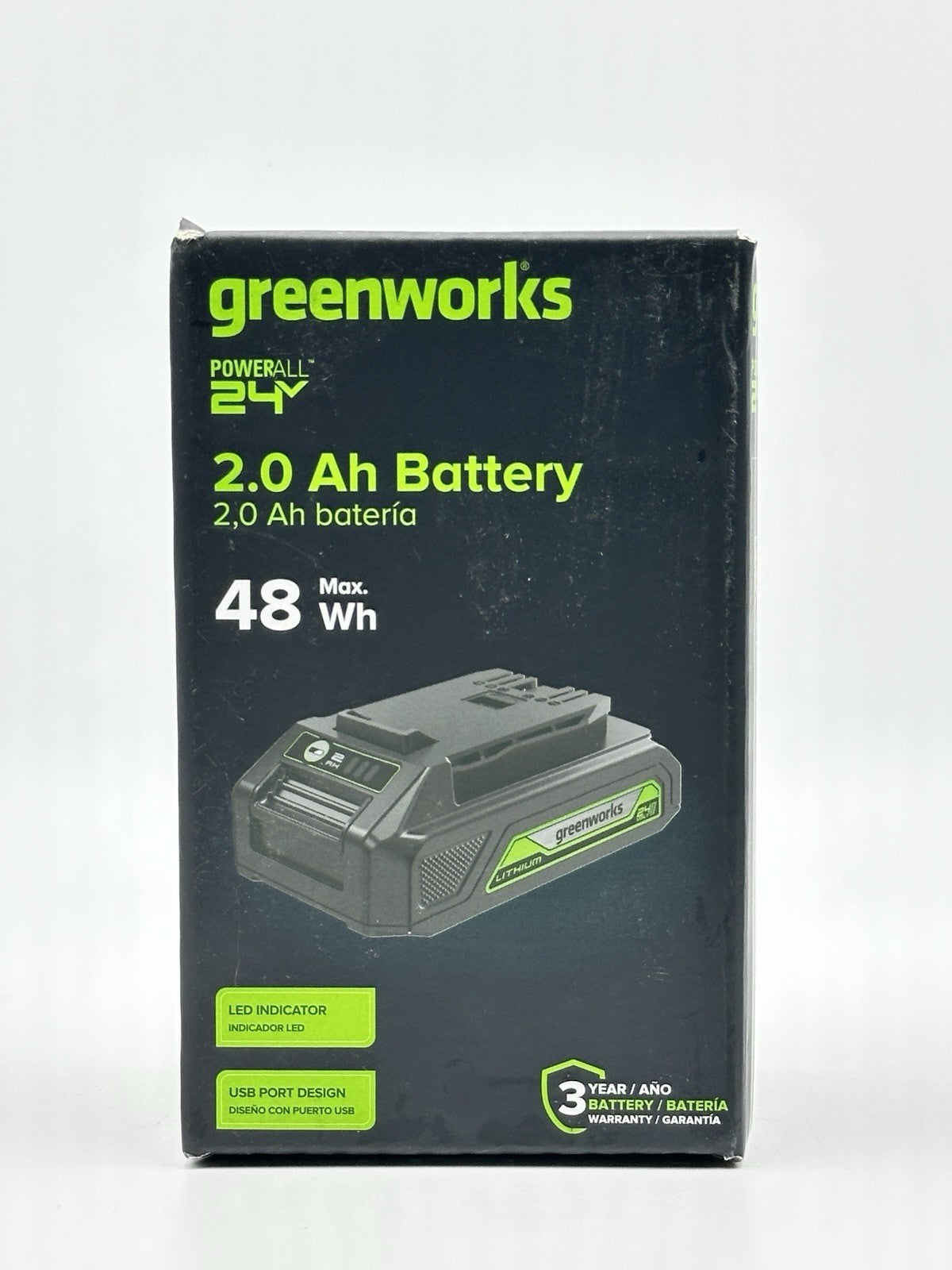 Greenworks POWERALL 24V  2.0Ah Lithium-Ion Power Tool Battery