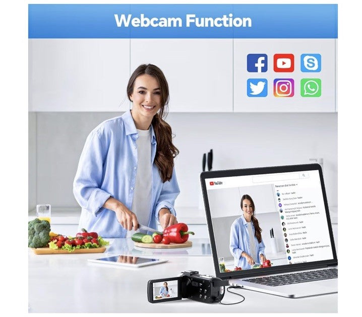 Cam Coder With 32 Gb Memory Card And Remote 