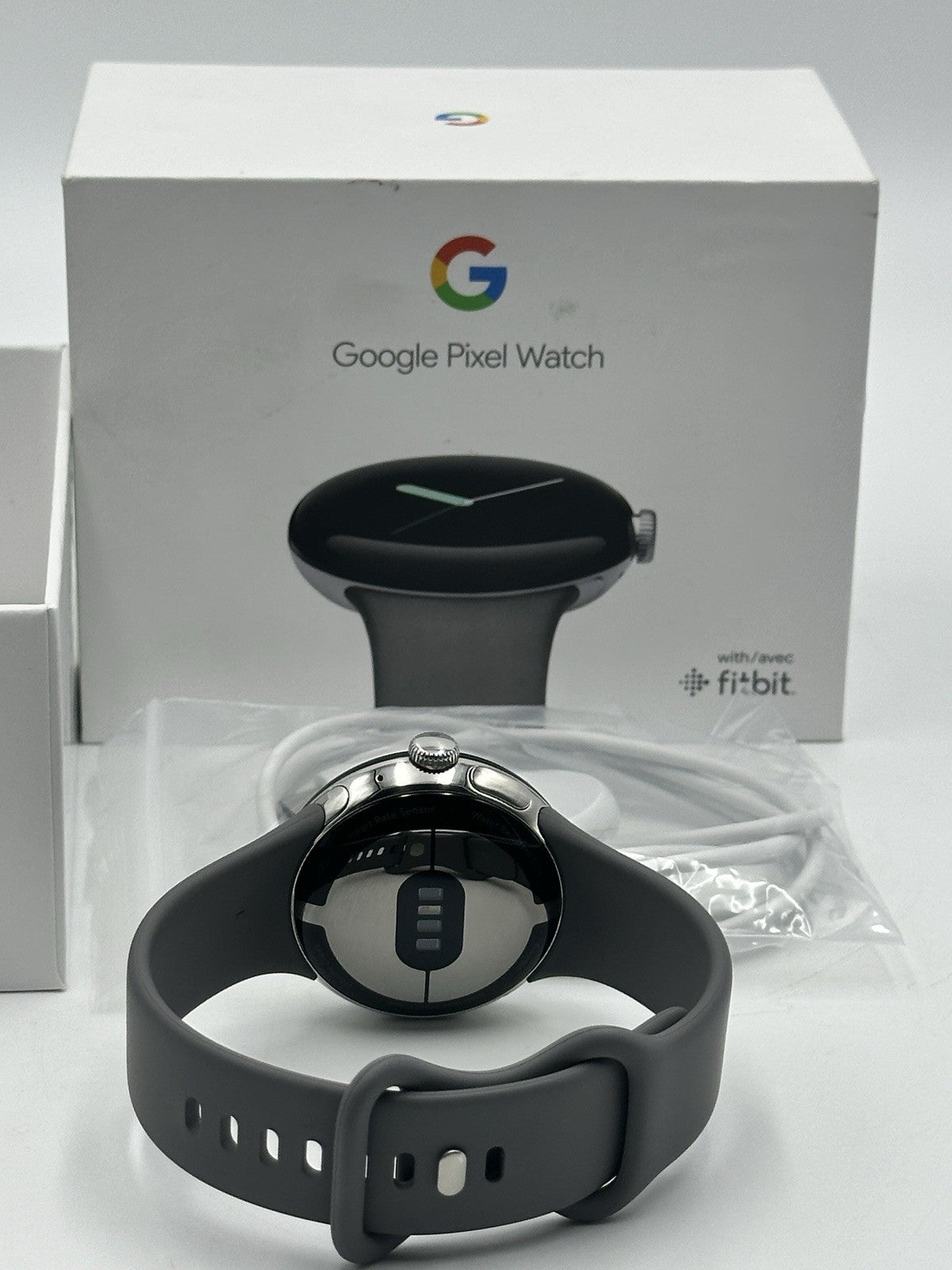 Google - Pixel Watch 41mm with Charcoal Active Band Wifi/BT -