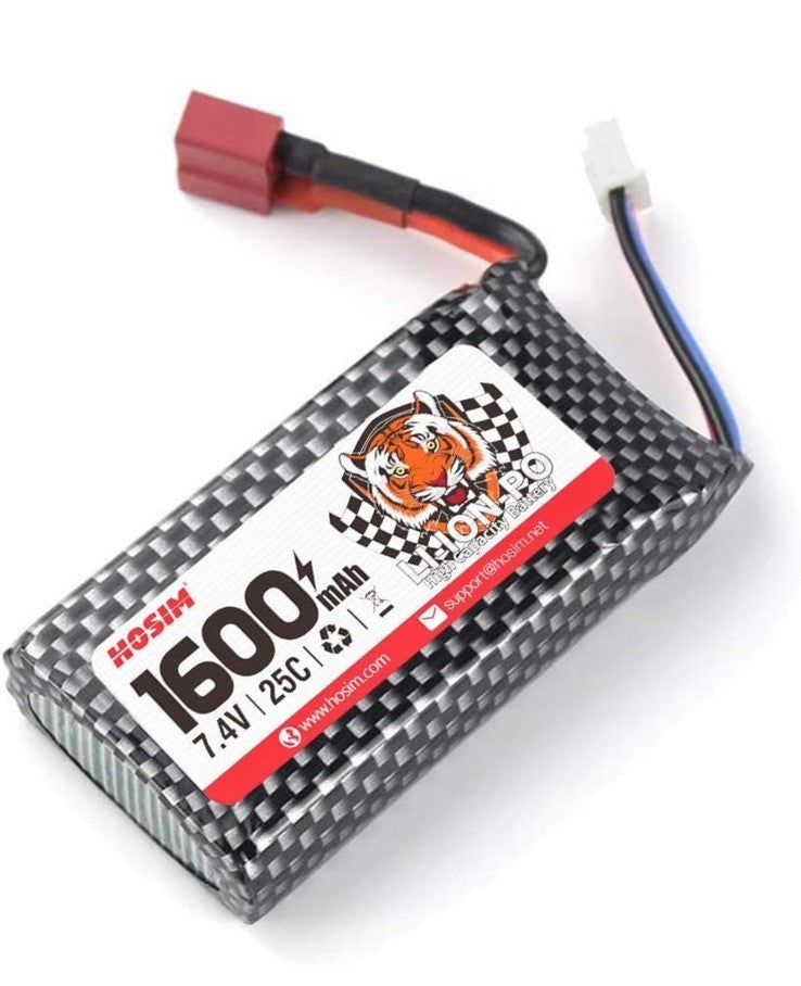 HOSIM 1600mah 7.4V 25C.  (10 PCS )