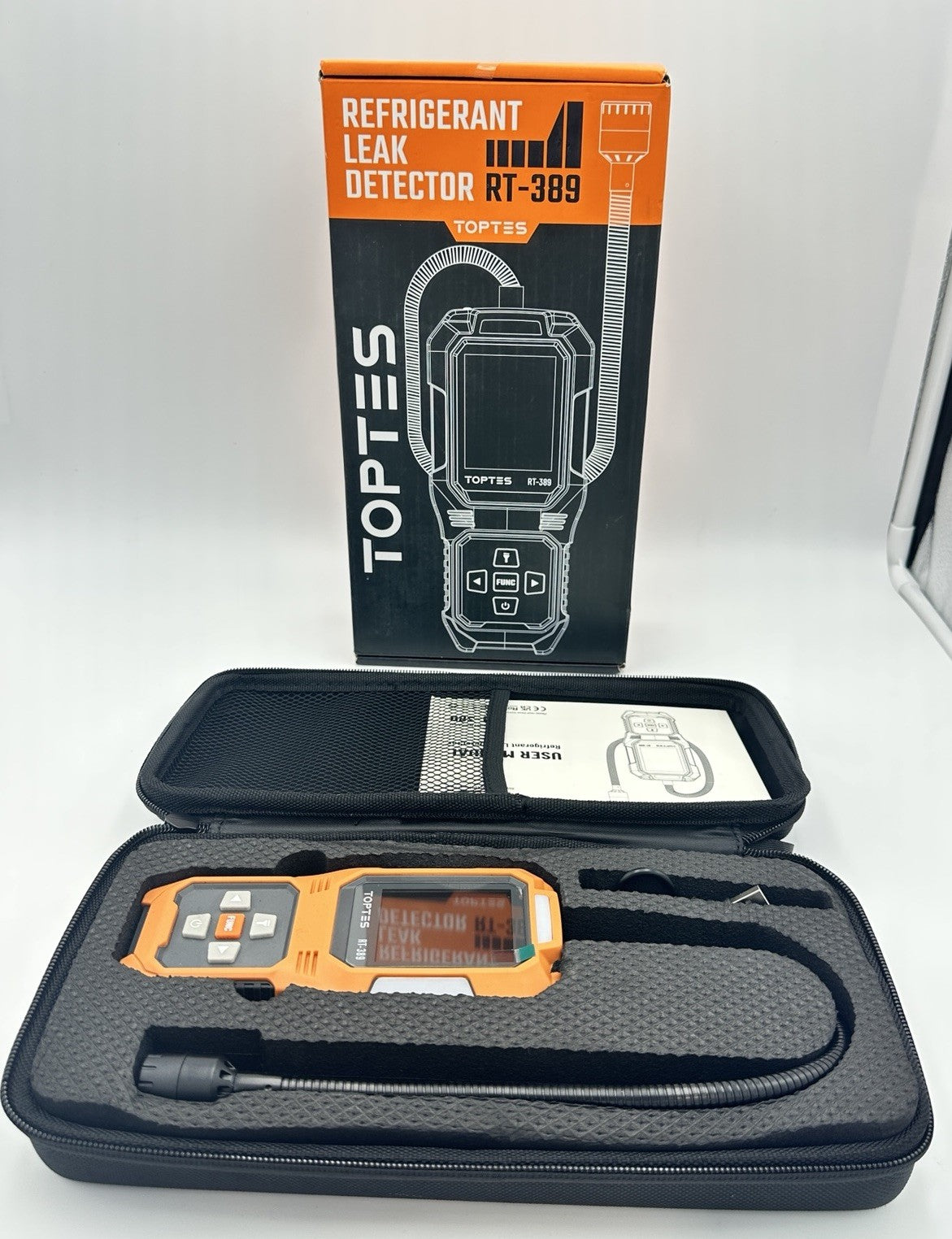 RT-389 Rechargeable Refrigerant Leak Detector, HVAC Freon Leak Detector with ...