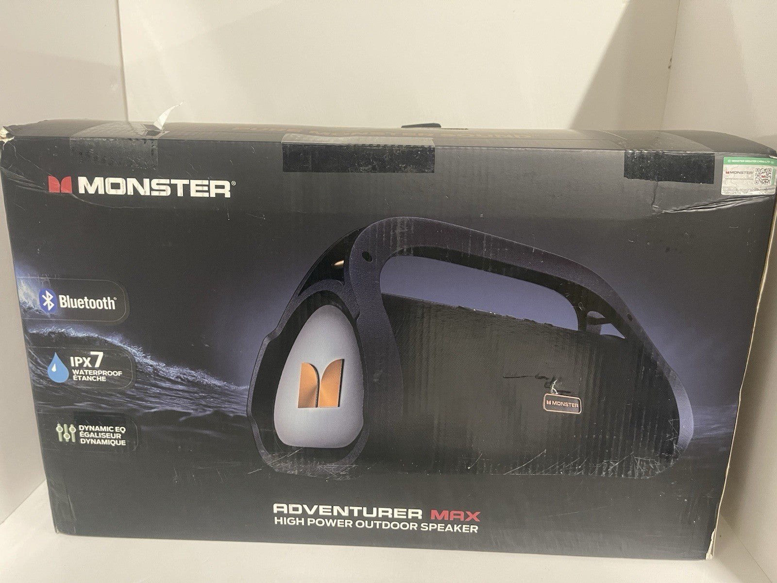 Monster Adventurer Max Bluetooth Speaker, IPX7 Waterproof Portable Speaker