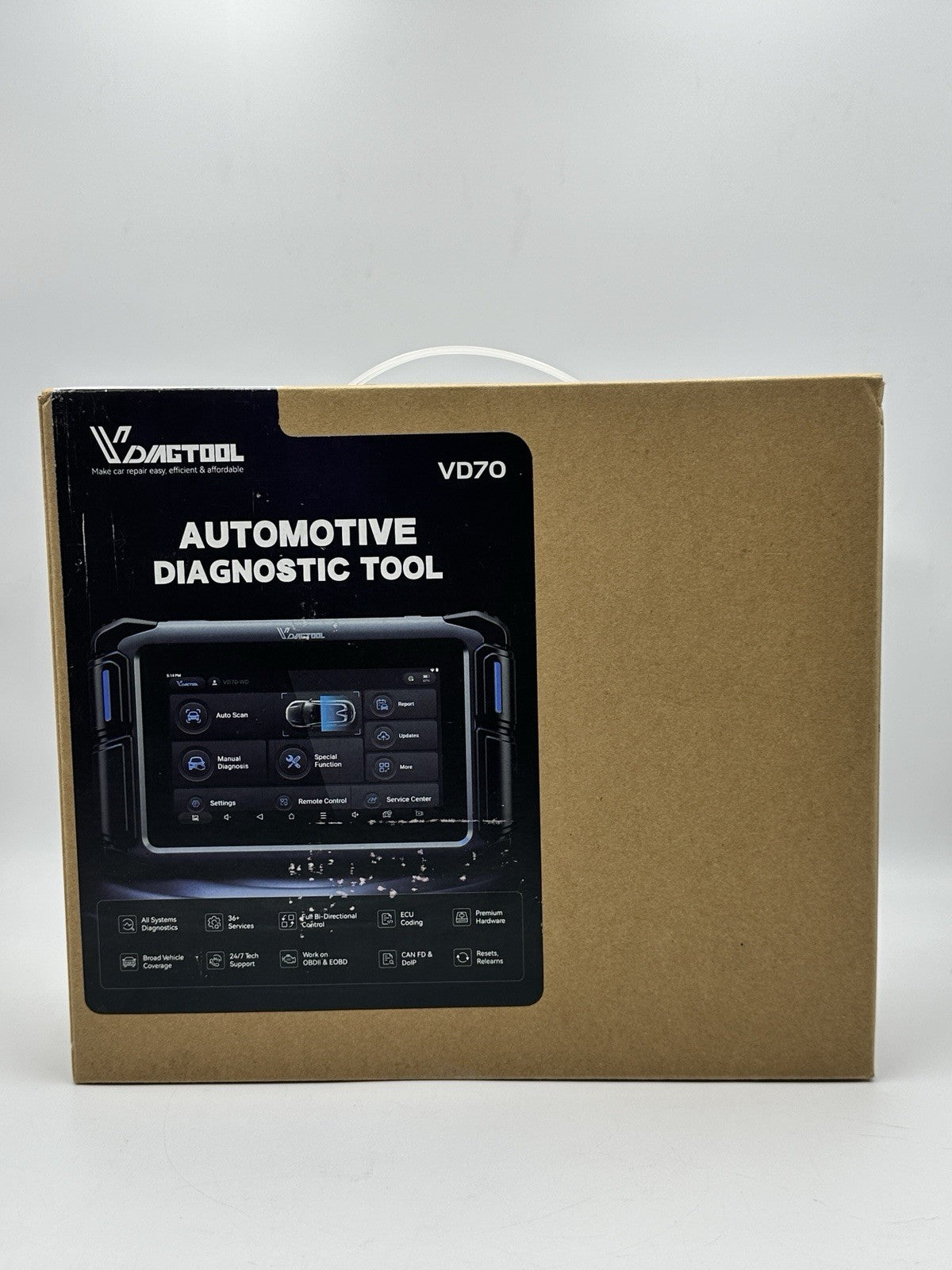 VDIAGTOOL VD70 OBD2 Scanner Bidirectional Tool Full System Diagnostic 39+ Rest