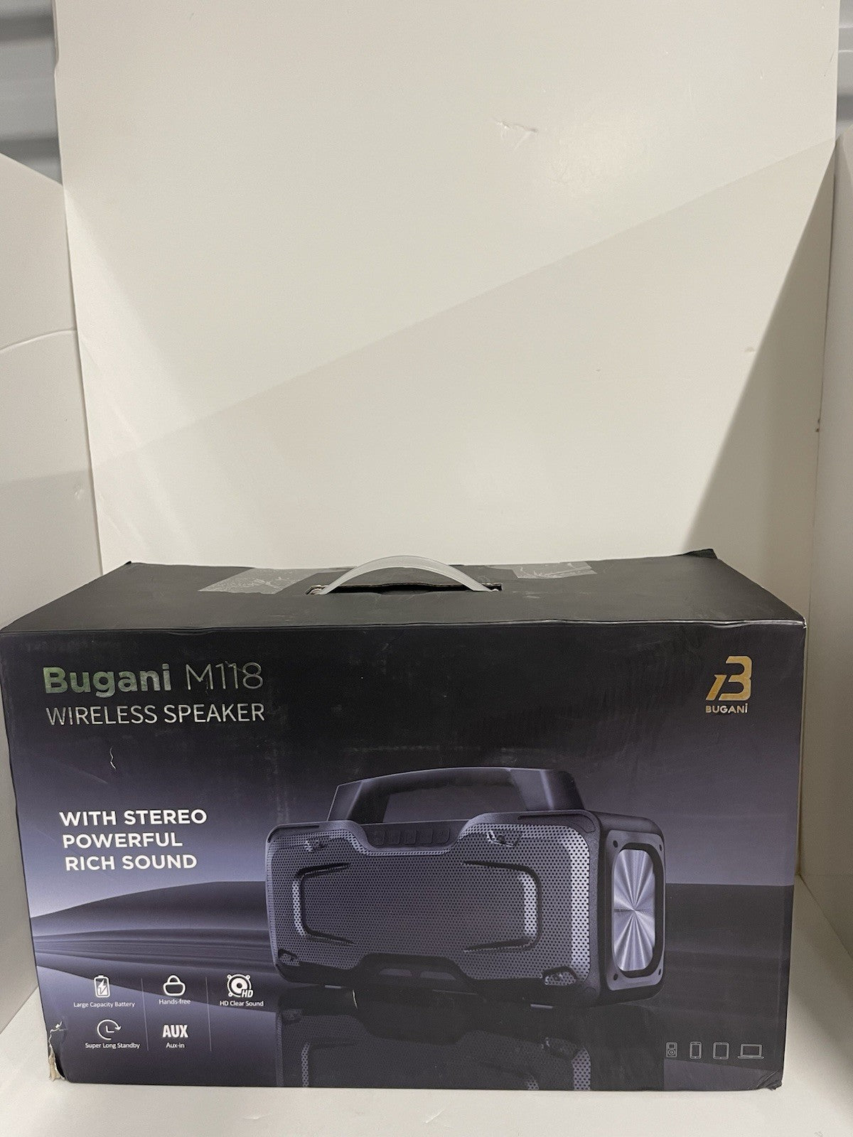 BUGANI M118 Bluetooth Portable Speaker - Black