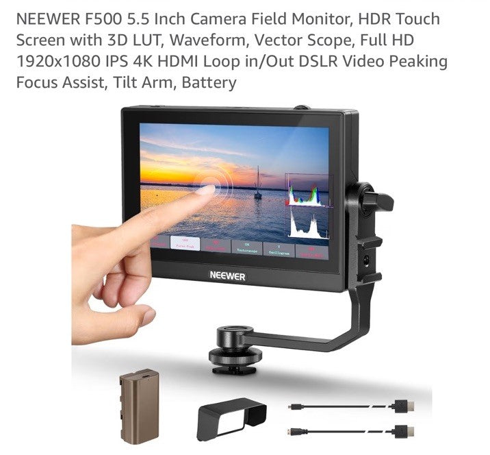 Newer F500 Field Monitor 5.5 Inch