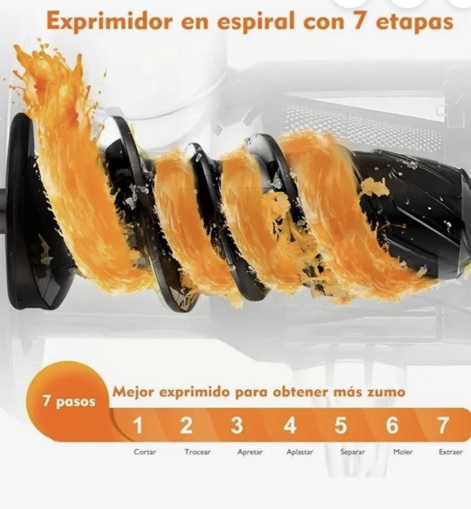 Slow Juicer, AMZCHEF Masticating Juicers Machines with Reverse Function