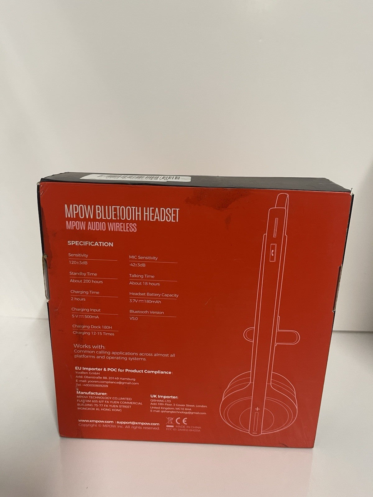 MPOW Bluetooth Headset- BH231A