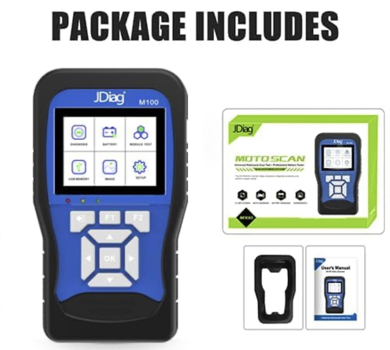 TopDiag M100 Professional Motorcycle Diagnostic Tool for Moto