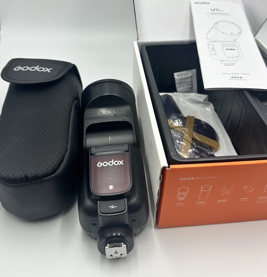 Godox V1 Pro V1Pro-C TTL Round Head Camera Flash Wireless Speedlite For Canon 