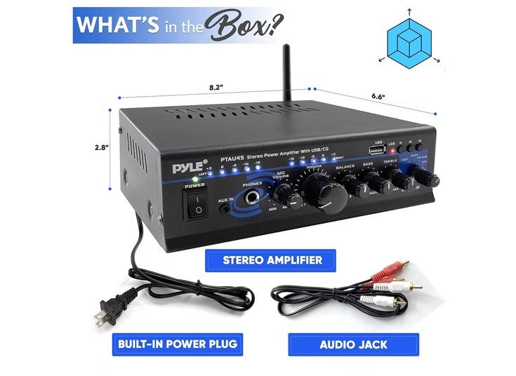 Pyle PTAU45 2 Channel Power Amplifier