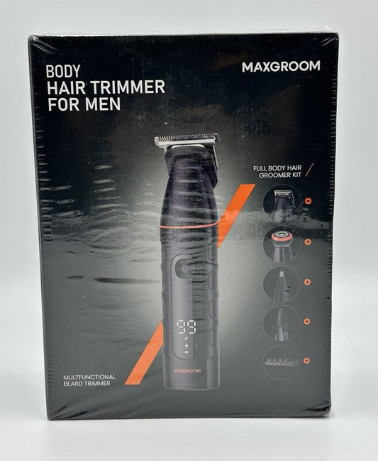 MAXGROOM Men's 5-in-1 Body Shaver Electric Trimmer VIO Shaver USB Rechargeable
