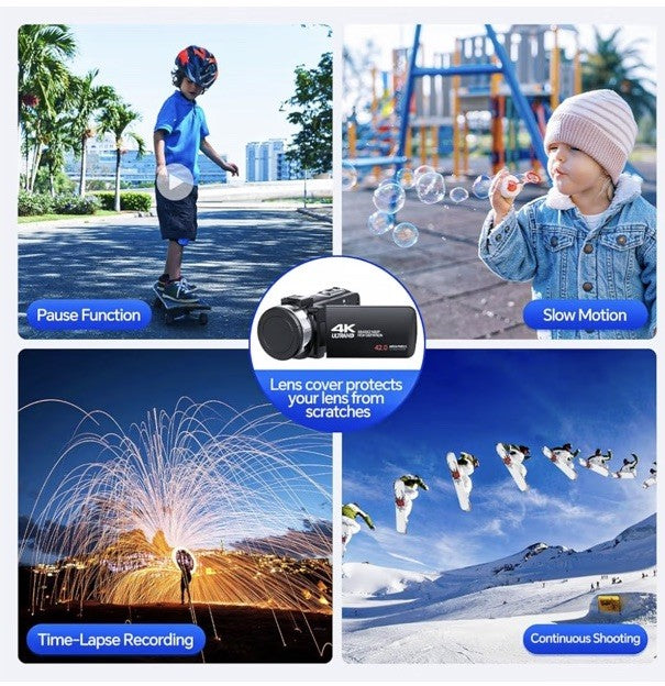 Cam Coder With 32 Gb Memory Card And Remote 