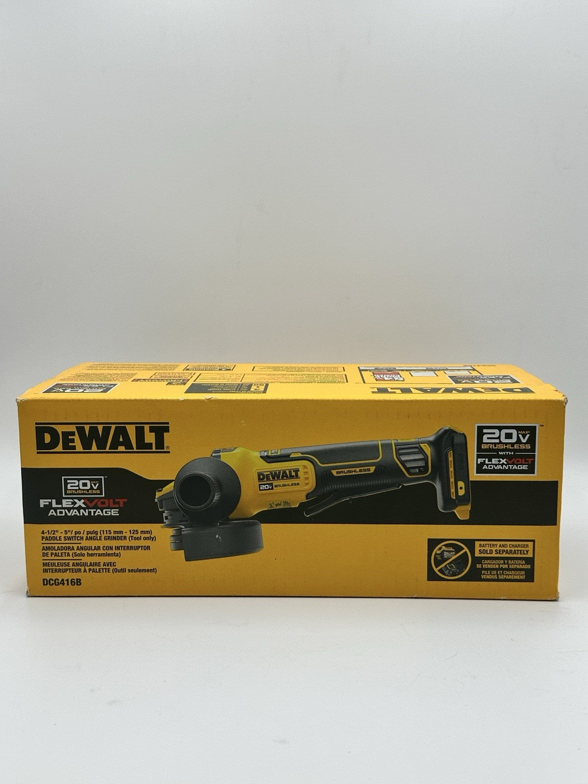 DeWalt DCG416B 20V XR Paddle Switch 5in Sag Bare