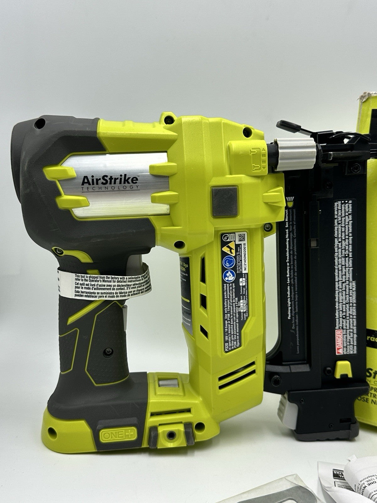 RYOBI 18V ONE+ AirStrike 18-Gauge Cordless Lithium-Ion Brad Nailer (Tool-Only)