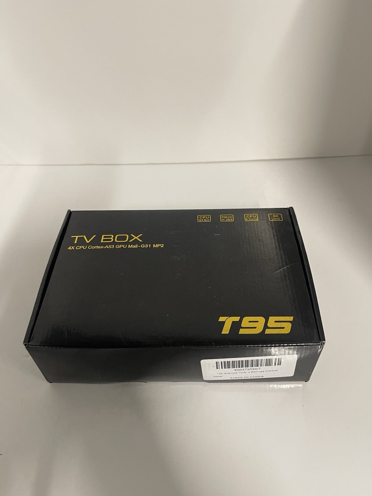TV Box 4x CPU Cortex-A53 GPU Mail-G31 MP2 - T 95