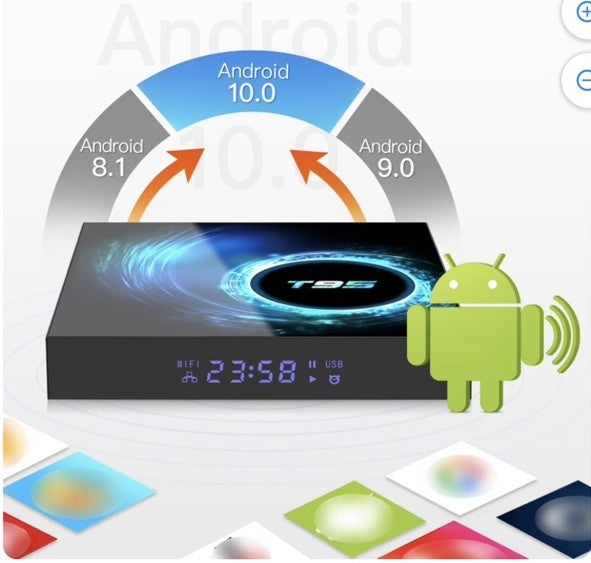 Android tv box tv android 10 T95 Smart TV BOX Wifi BT 4GB Ram 32Gb Rom