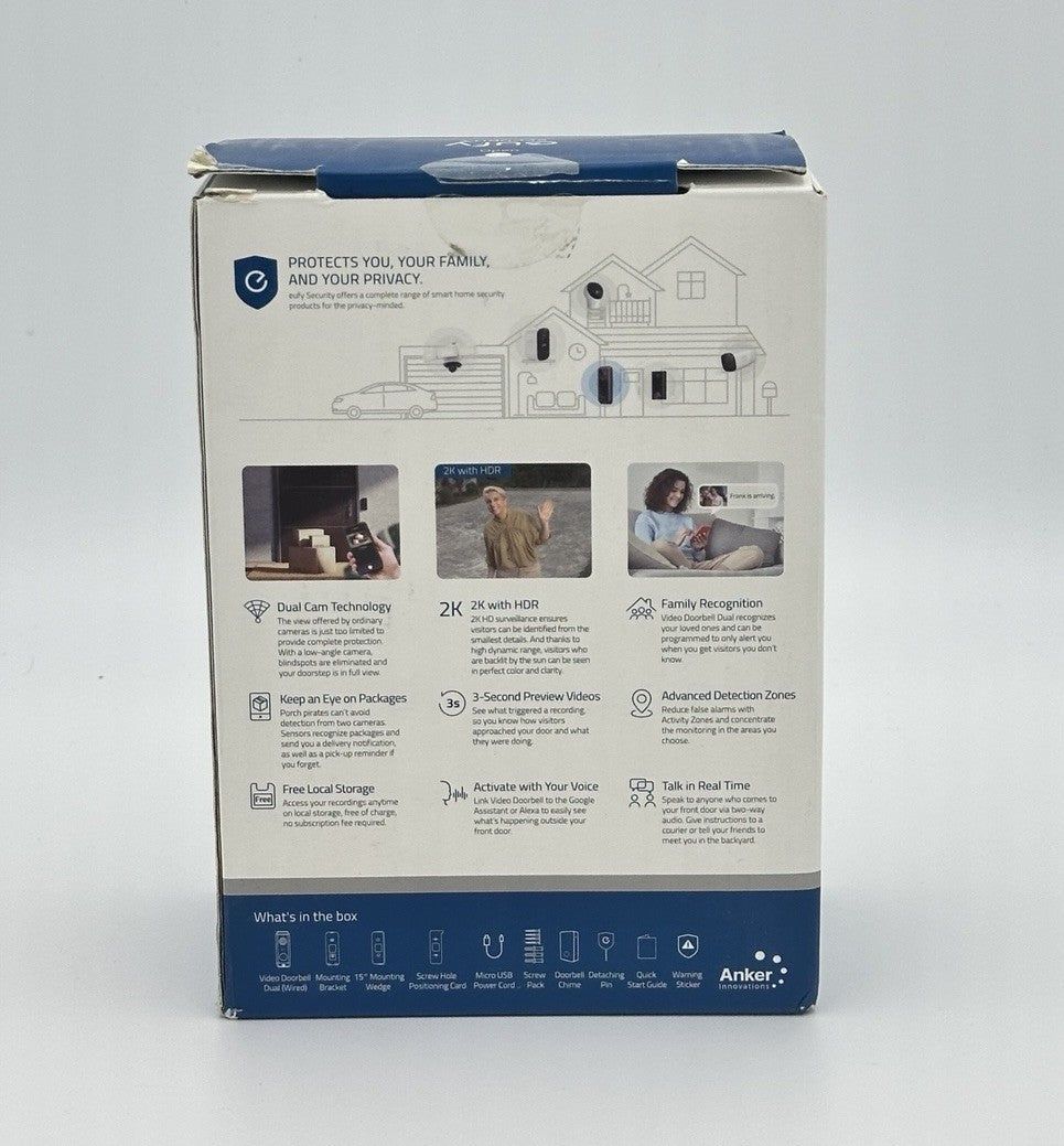 Video Doorbell (Wired) S330 Open Box New