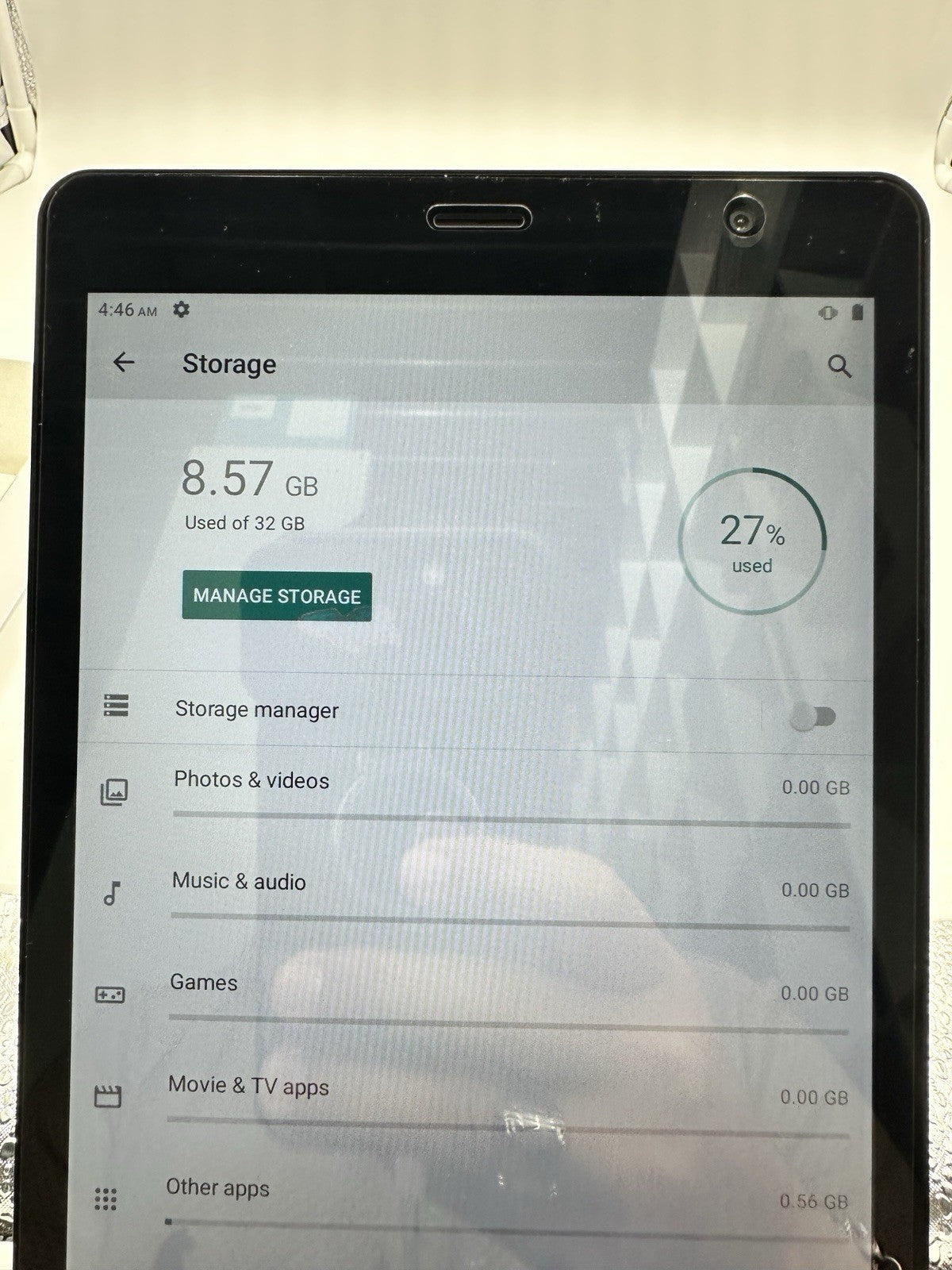 Whoop TAB-8US2 Android Tablet 8” NEVER USED, INCLUDES PROTECTIVE CASE BUNDLE