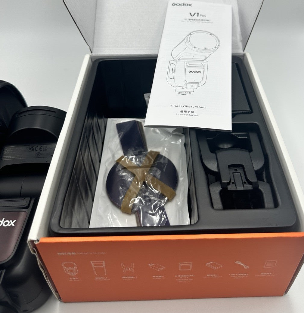 Godox V1 Pro V1Pro-C TTL Round Head Camera Flash Wireless Speedlite For Canon 