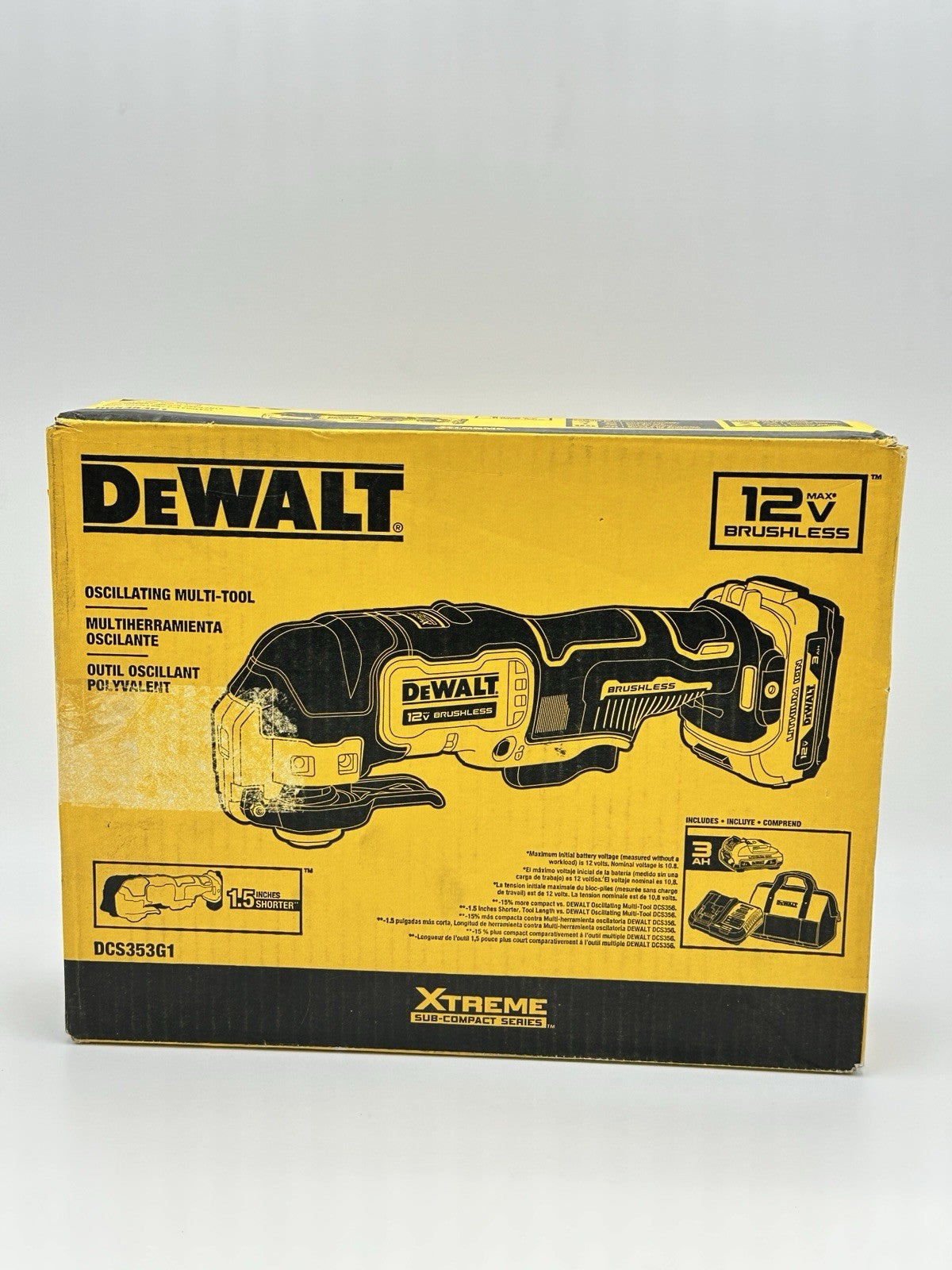 DEWALT DCS356C1R 20V MAX Oscillating Multi-Tool (1.5 Ah) New Open Box