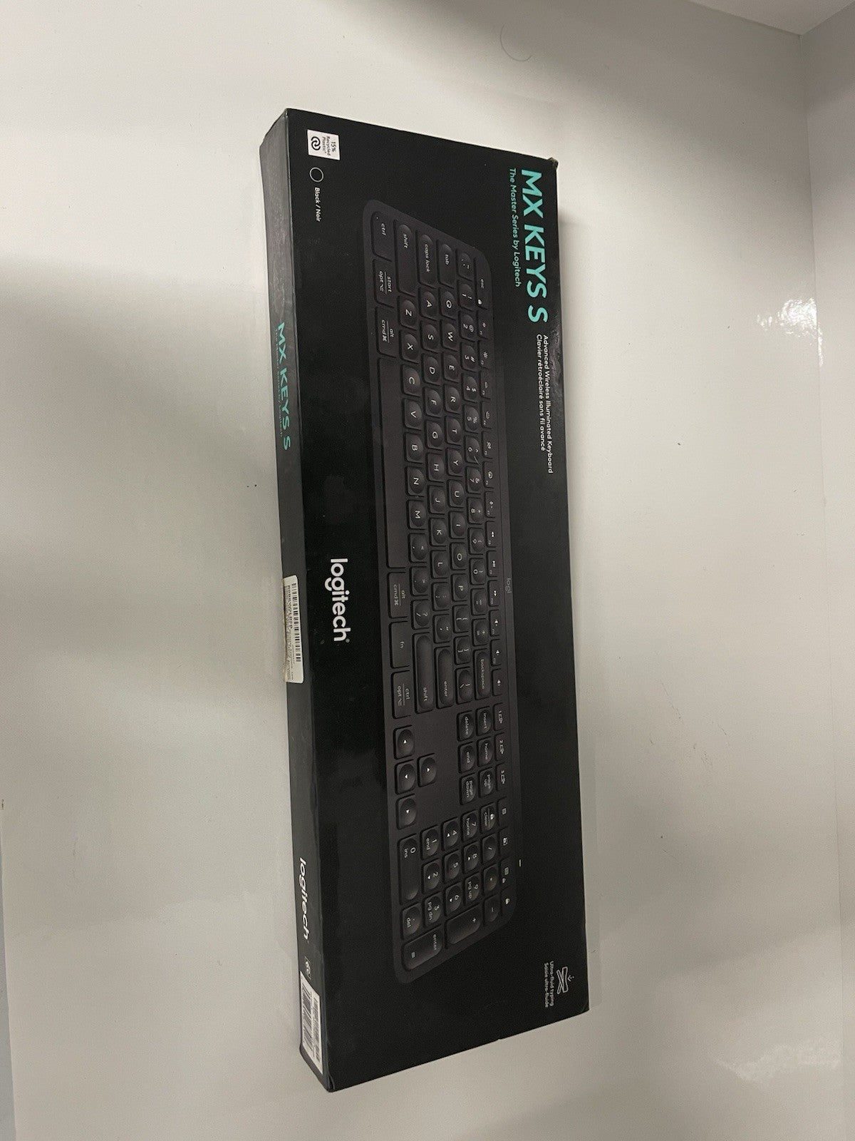 Logitech MX Keys Wireless Keyboard - Black, 920-011406