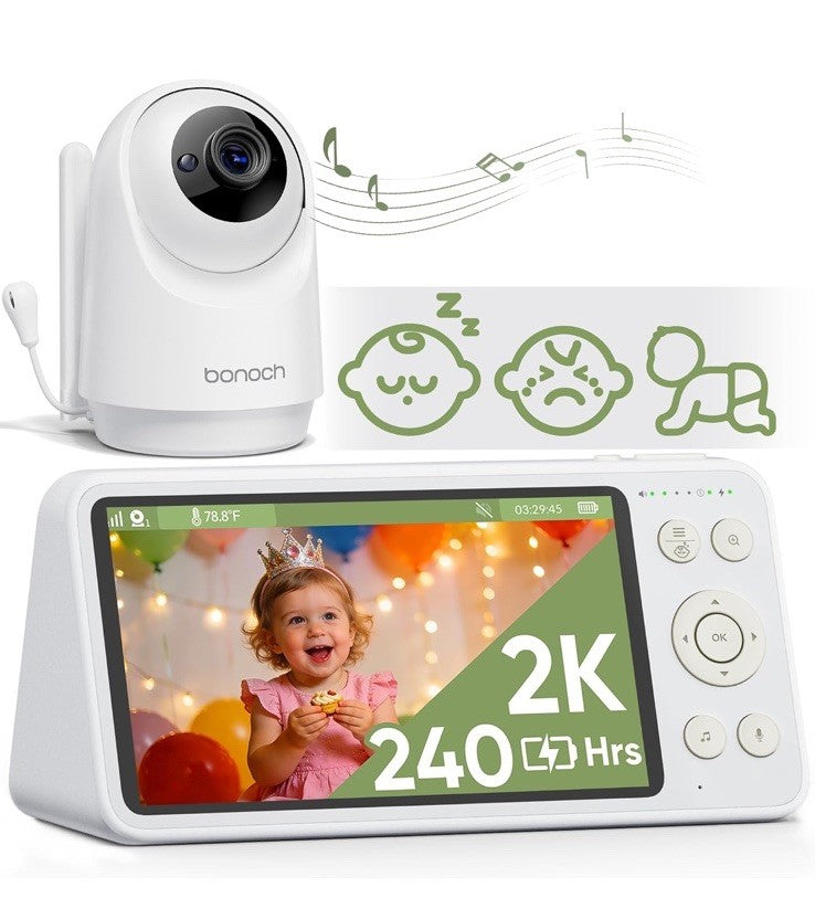 Bonoch Baby Monitor Pro Digital Camera Sleep Crying Temp Motion Detection