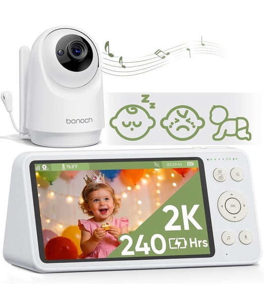 Bonoch Baby Monitor Pro Digital Camera Sleep Crying Temp Motion Detection