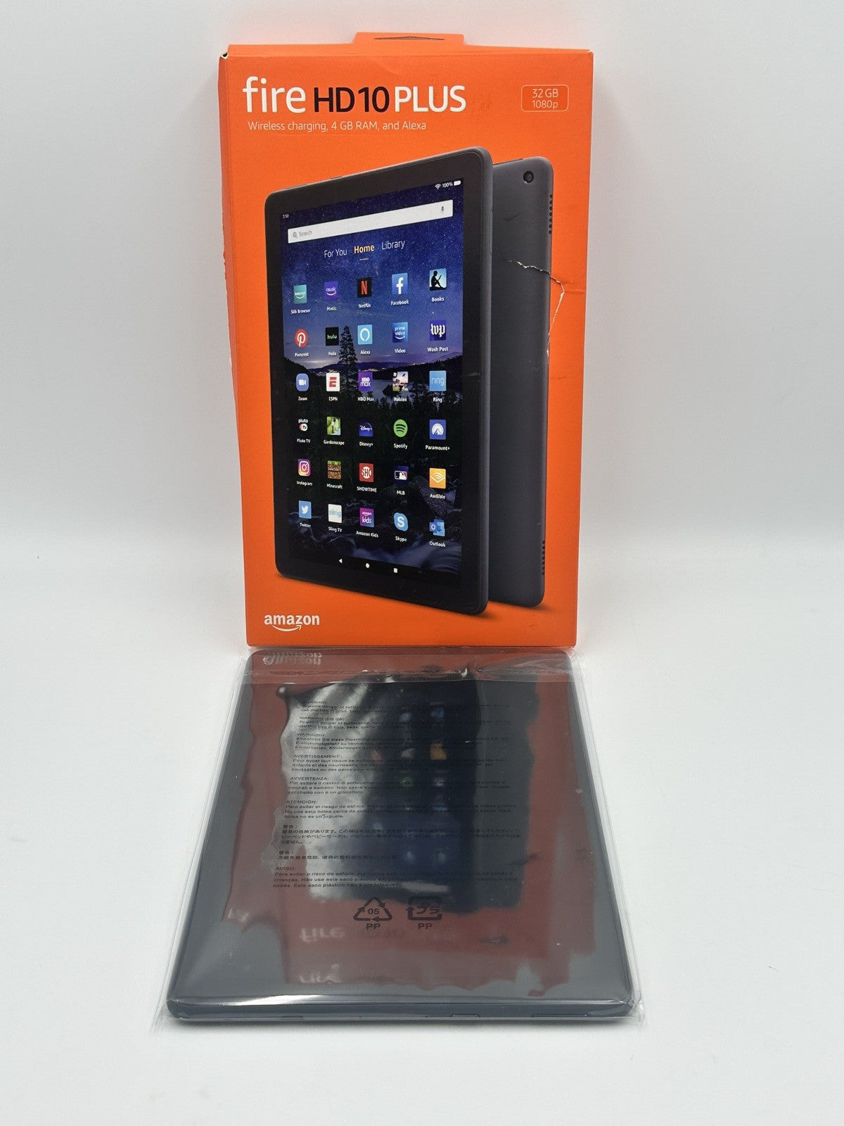Amazon Fire HD 10 Plus tablet 10.1", Wireless charging, 4GB RAM, latest 11th gen