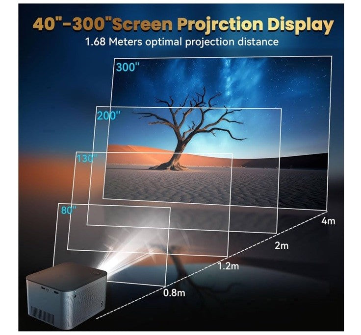 Native 1080P 4K Full HD Projector 800 ANSI 18000 HY350 4K Full HD 800 ANSI