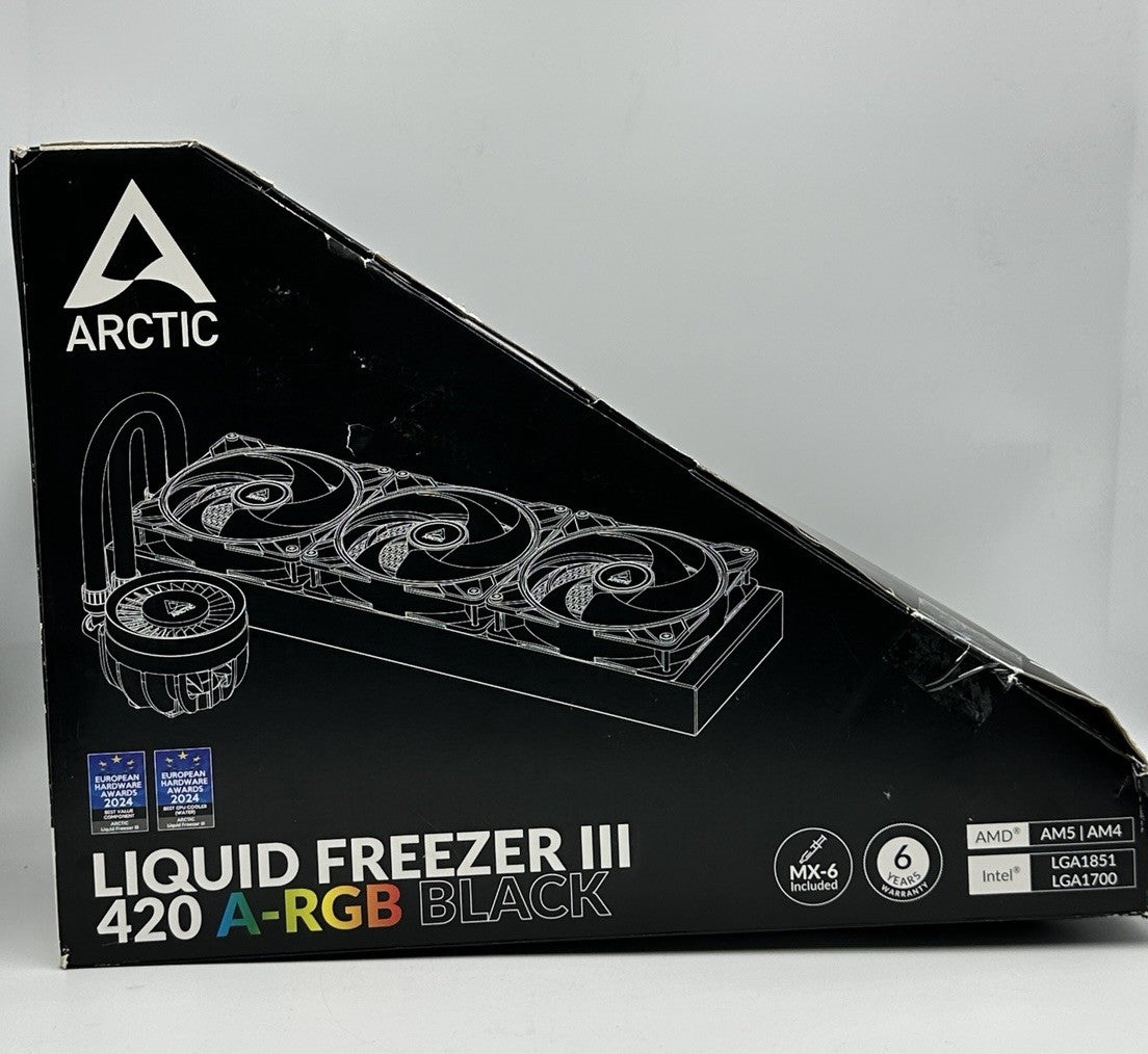 ARCTIC Liquid Freezer III 420 A-RGB Black Damage Box Open Box