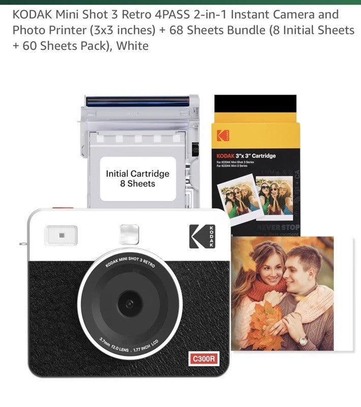 kodak mini shot 3 retro 60 Sheets Brand New White