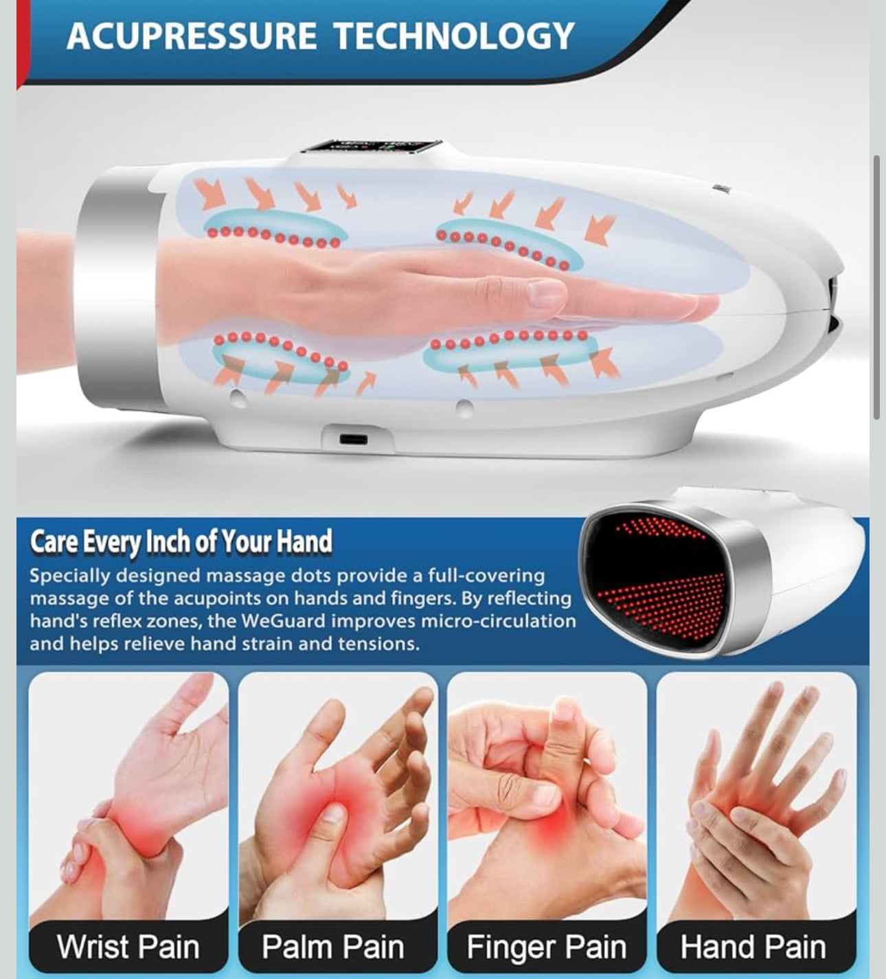 Lot of 35 pcs Brand new Weguard Professional Hand massager
